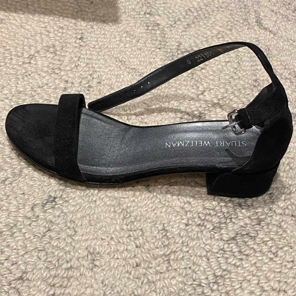 Black Stuart weitzman sandals
